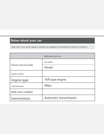 toyota raize 2021-2022 owners manual in english